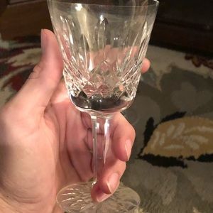 Waterford Lismore goblets. 40y anniversary 4L/4S